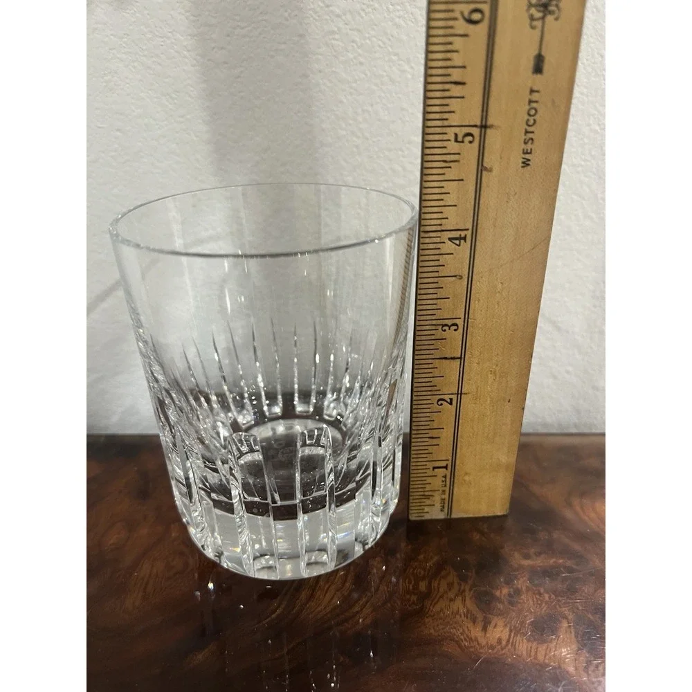 Pair Baccarat Crystal ROTARY 4 1/8
